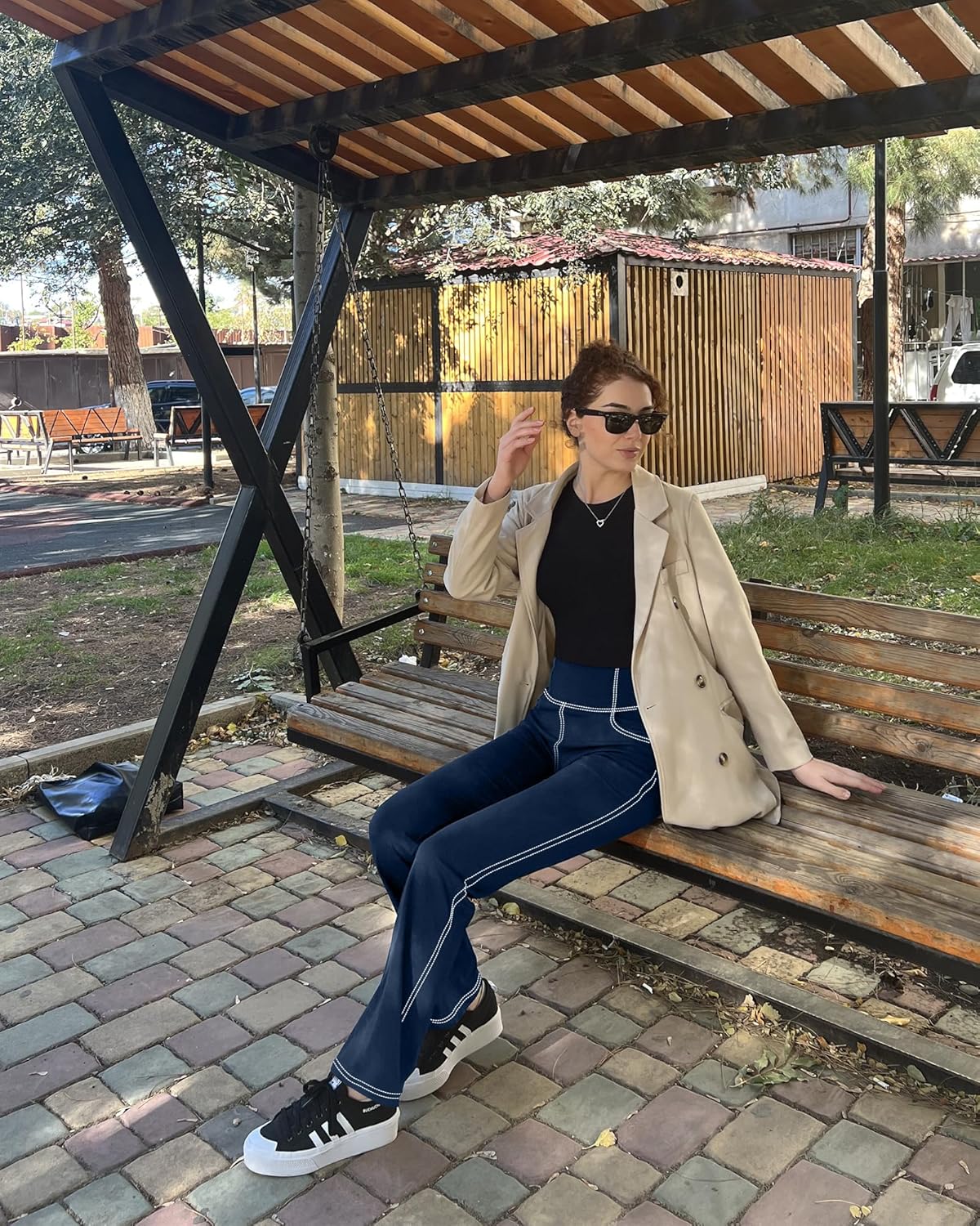 G4Free Bootcut Yoga Pants with 4 Pockets Flare Leggings for Women High Waisted Casual Dress Pants